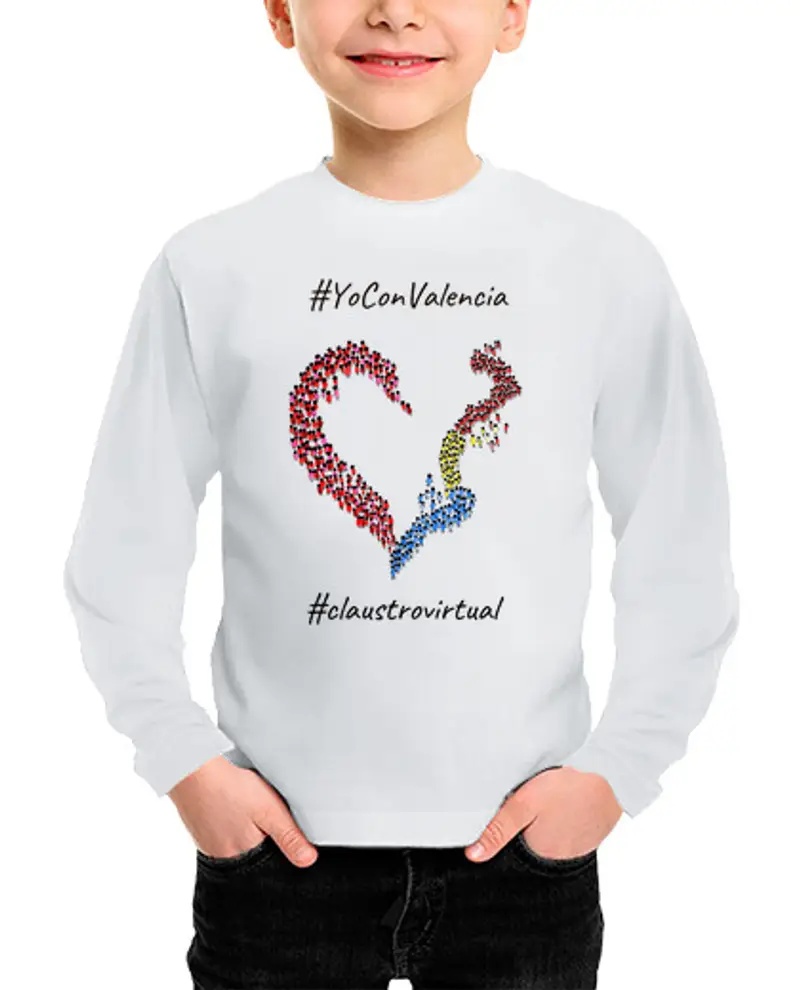 Maglietta bambino manica lunga Iconvalenza