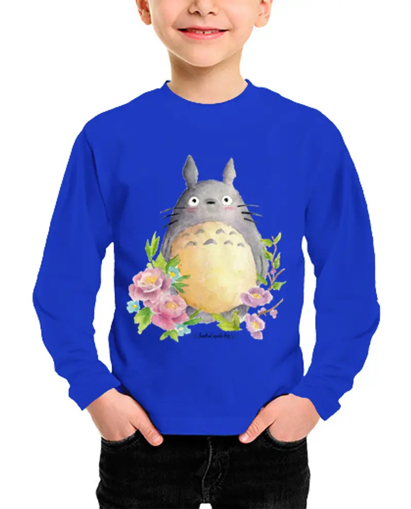 Maglietta bambino manica lunga il mio vicino totoro