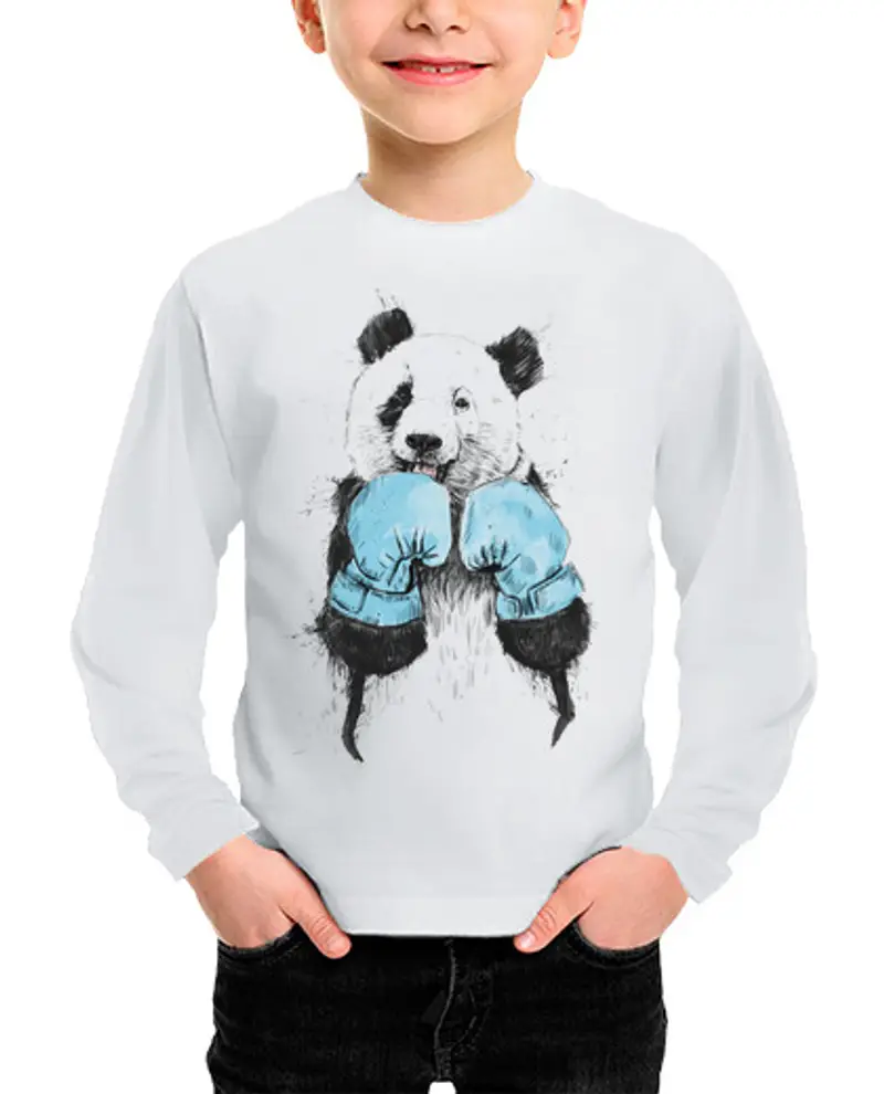 Maglietta bambino manica lunga il vincitore