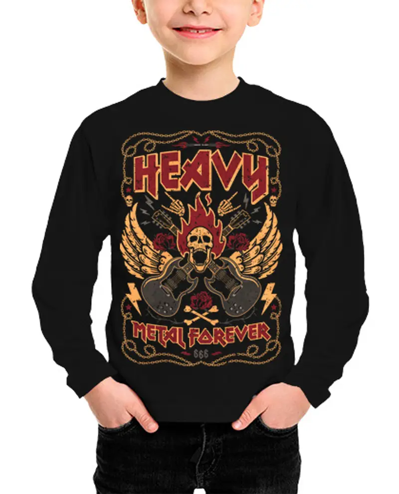 Maglietta bambino manica lunga pesante