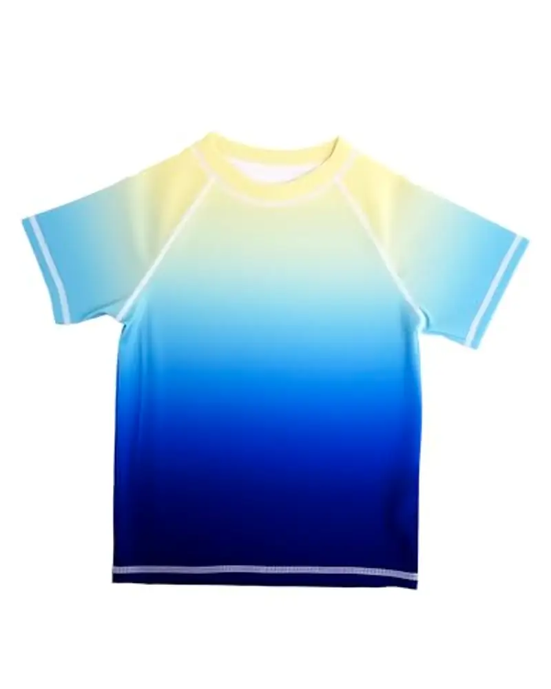 Maglietta da Nuoto per Ragazzi UPF 50+ a Maniche Corte per 3-11 Anni – Protezione Solare, Asciugatura Rapida