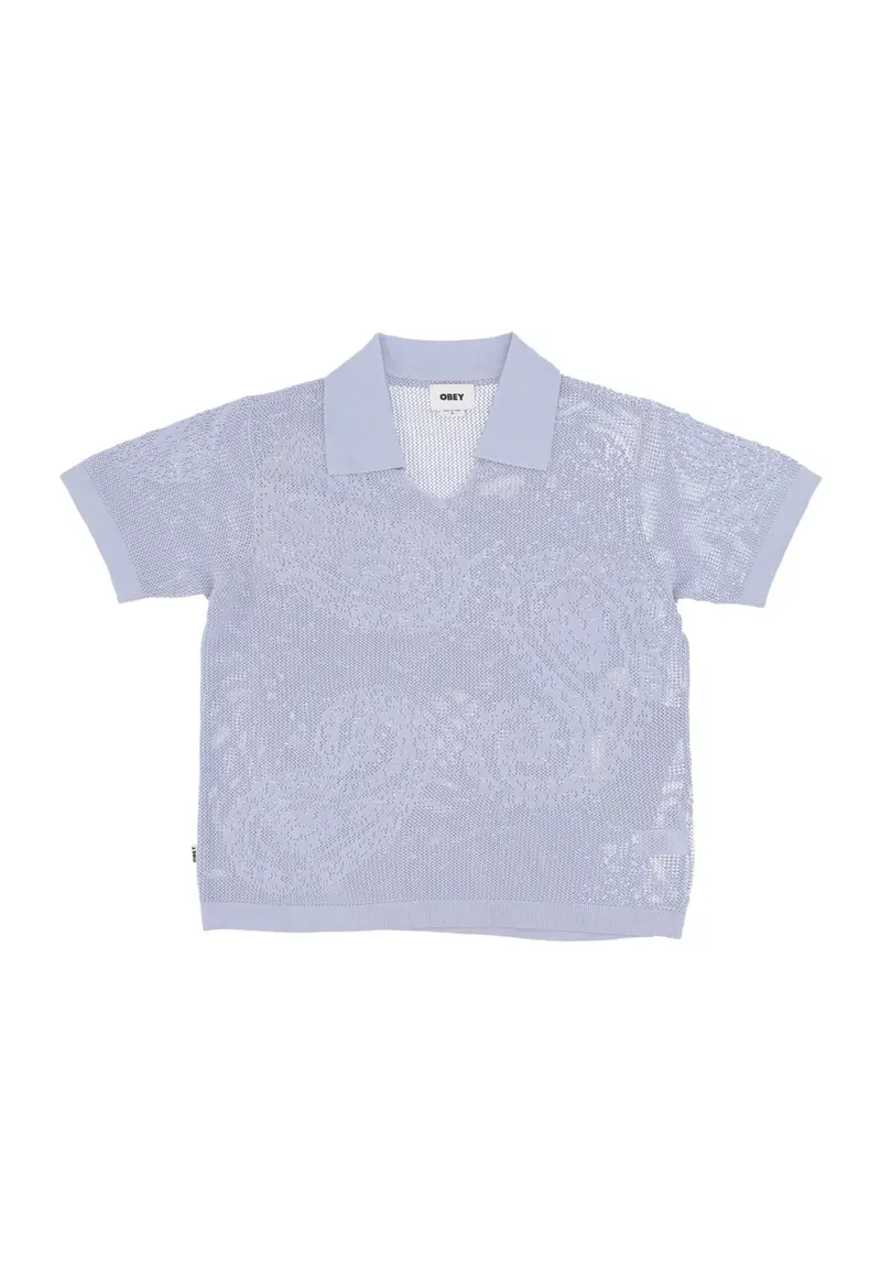 Maglietta Donna W Briana Open Knit Shirt Hydrangea