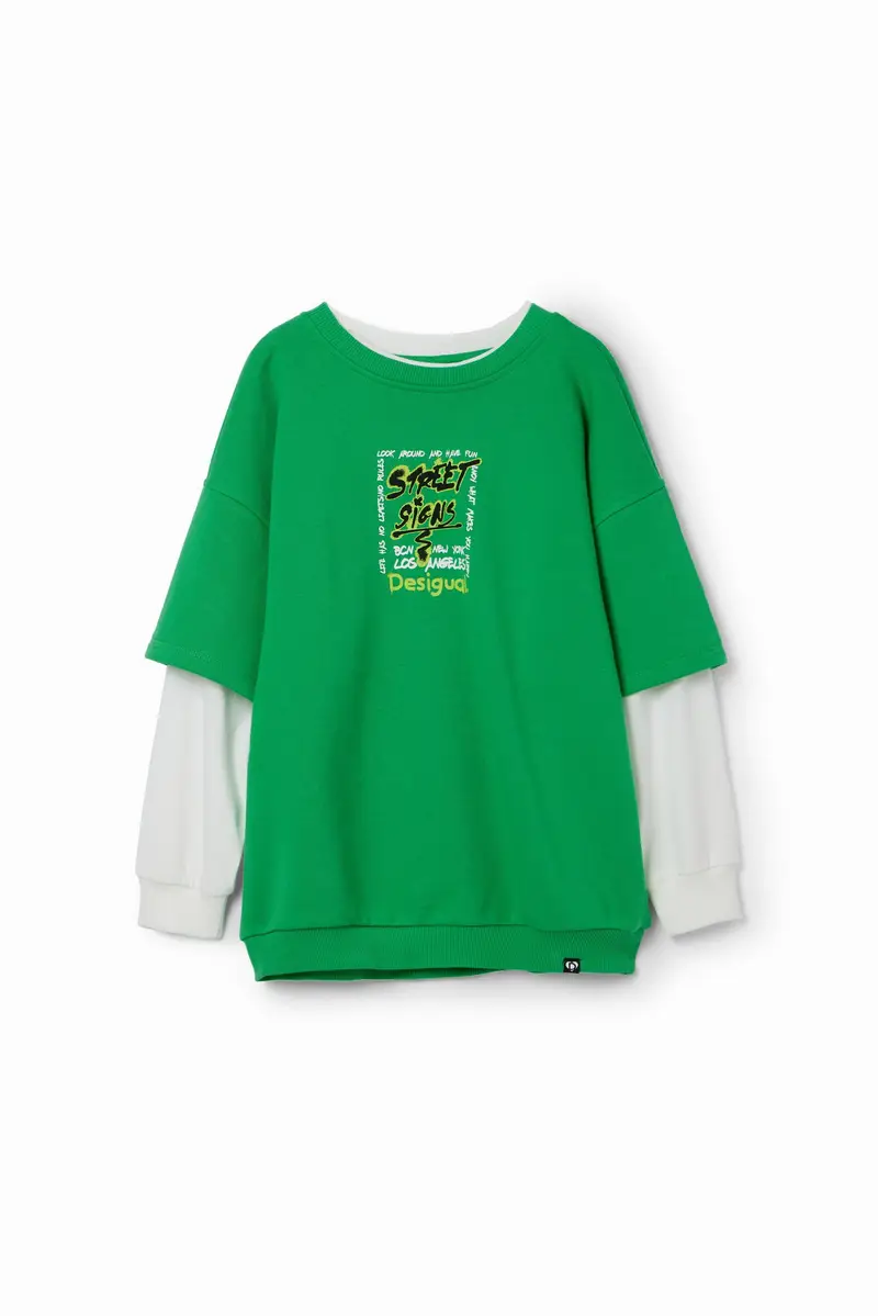 Maglietta doppia graffiti