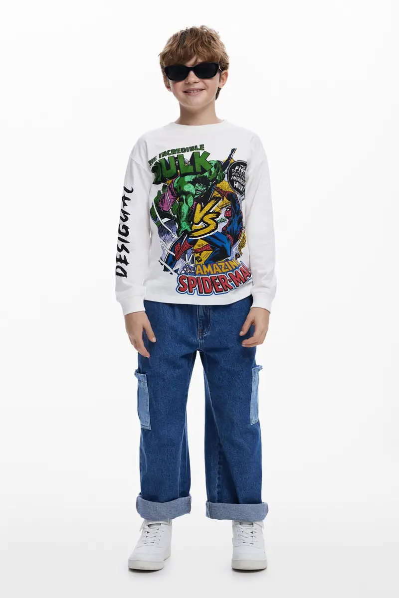 Maglietta Marvelâ"¢ a maniche lunghe