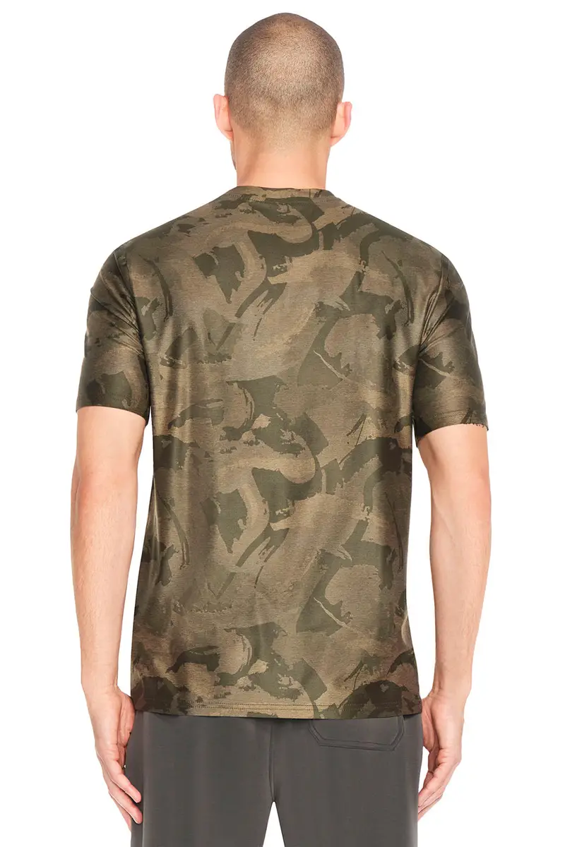 Maglietta militare a girocollo SKECHERS GO DRI All Day Camo miniatura 3