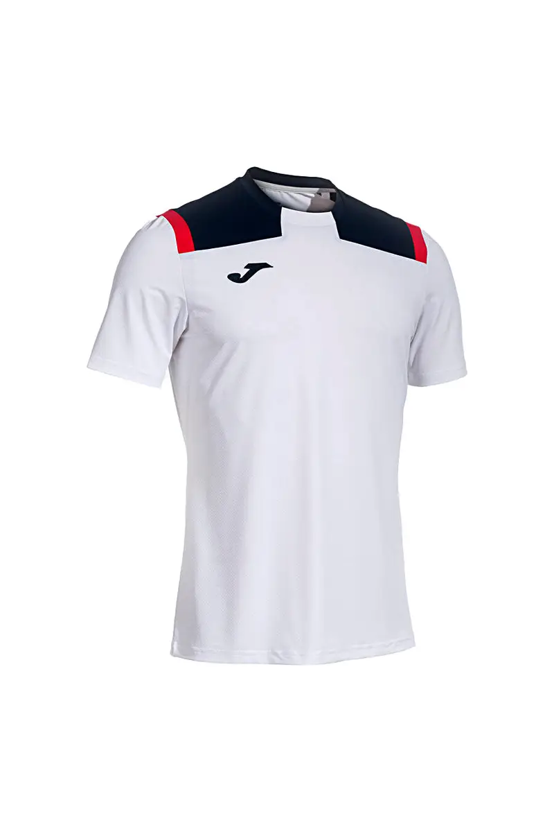 Maglietta Sportiva Girocollo Bianca e Blu JOMA TOLEDO miniatura 2