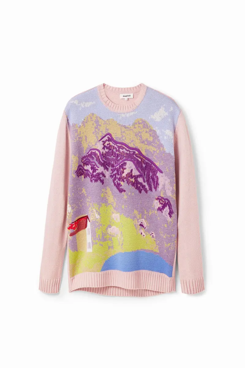 Maglione paesaggio M. Christian Lacroix