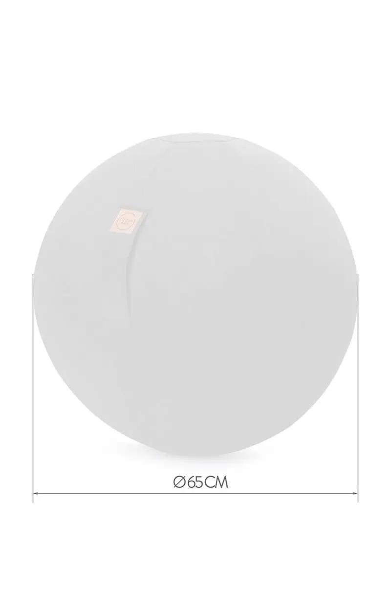 palla fitness Felt Grigio miniatura 4