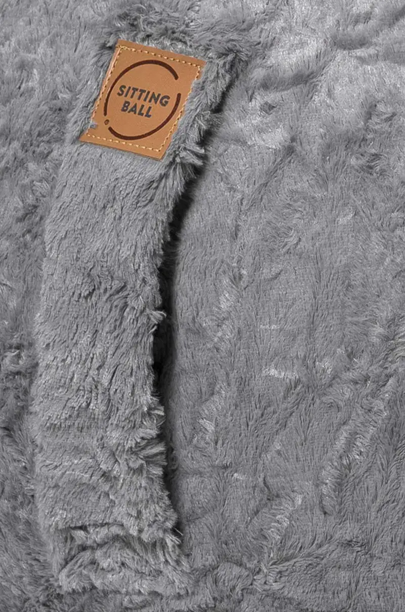 palla fitness Fluffy Sitting Ball Grigio miniatura 3