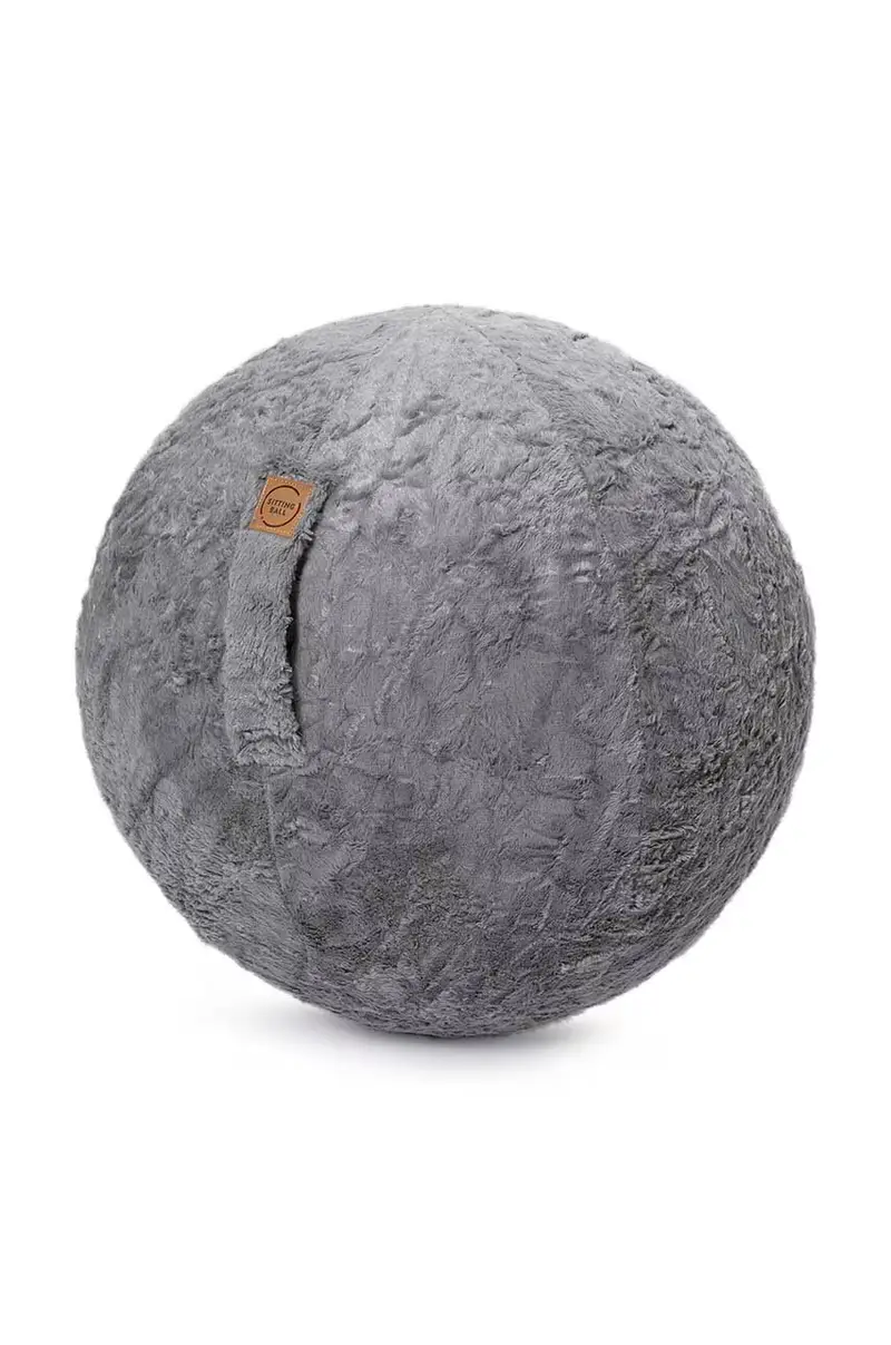 palla fitness Fluffy Sitting Ball Grigio