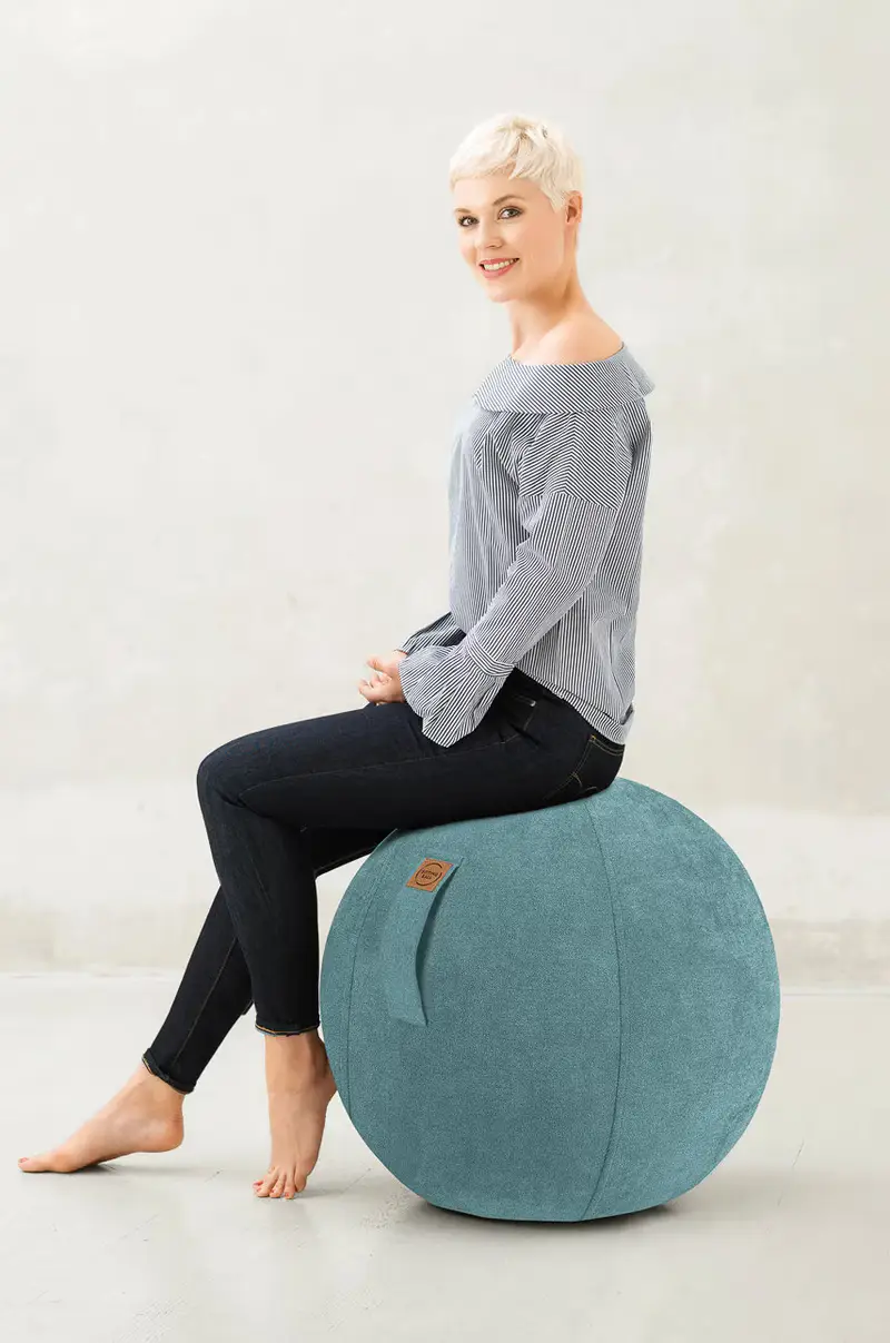 palla fitness Marrone miniatura 3