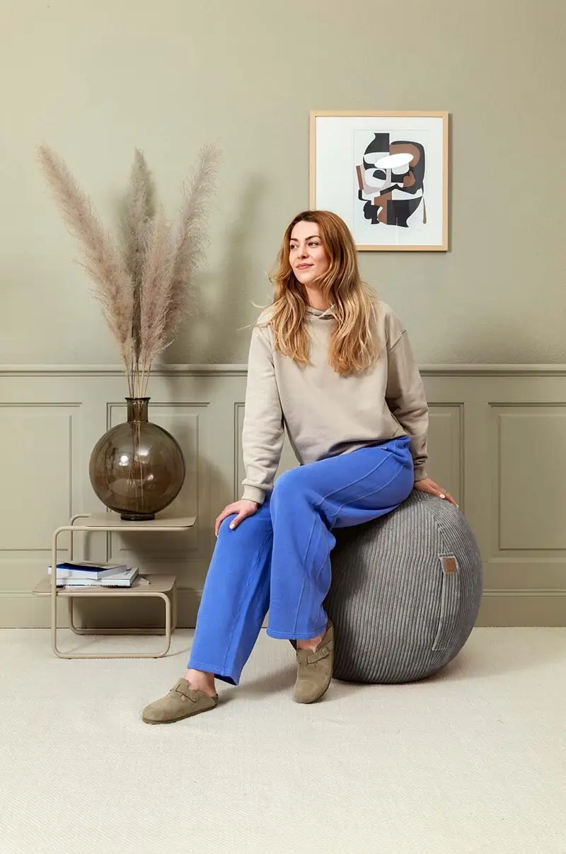 palla fitness Shara Sitting Ball Grigio miniatura 2