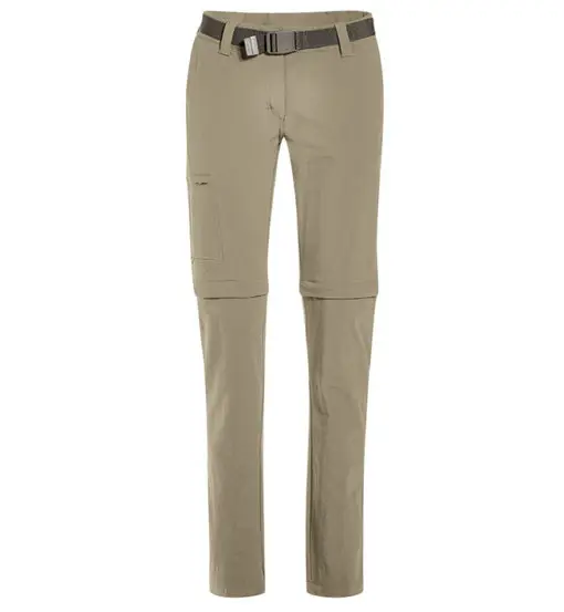 Inara Slim Zip - pantaloni zip-off - donna Brown