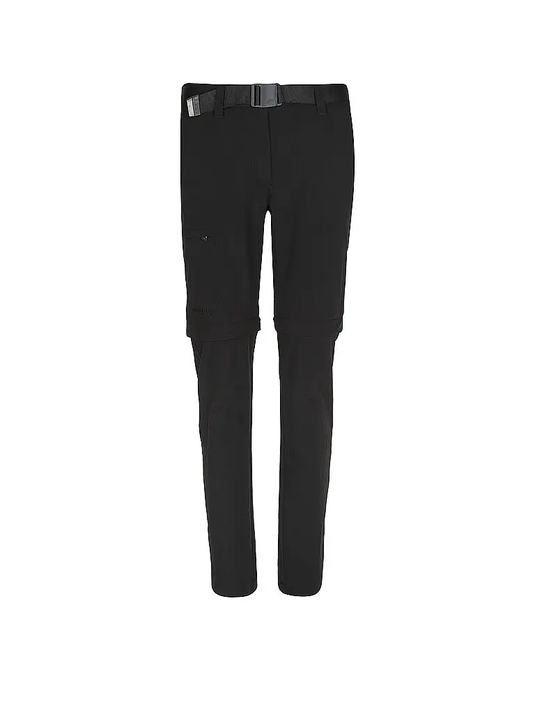 Pantaloni da trekking convertibili da donna Inara Slim Zip nero | 34