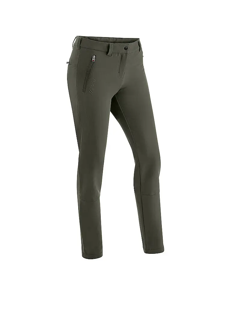 Pantaloni funzionali da donna Helga Slim verde scuro | 34