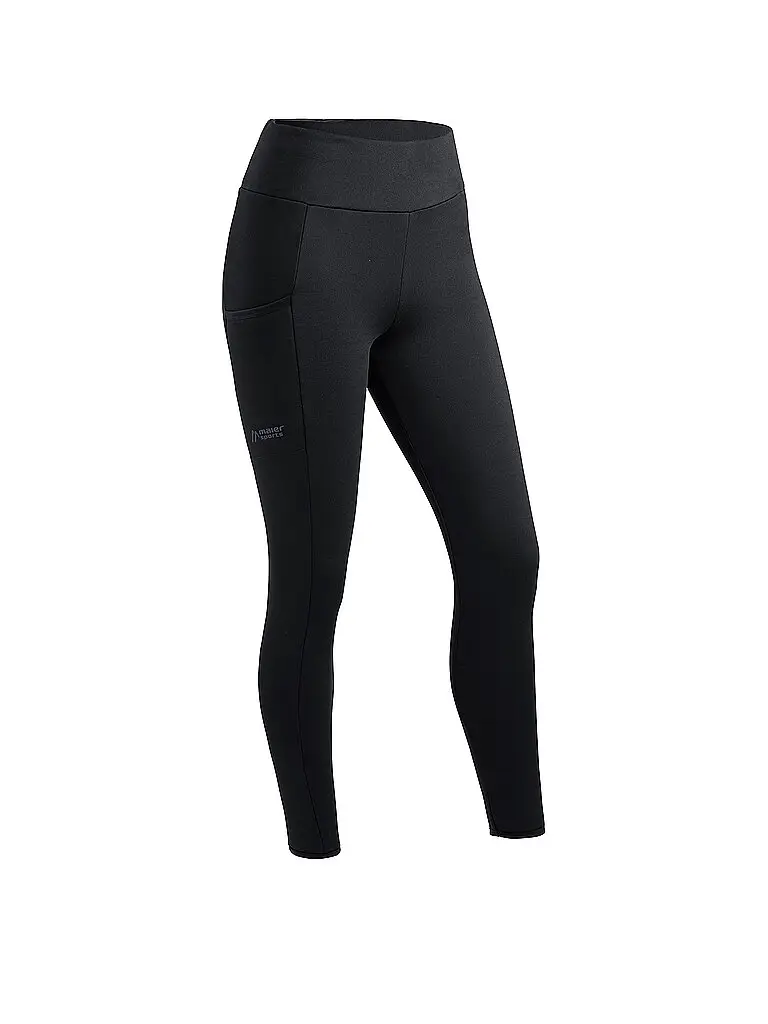 Tight da trekking da donna WinterWrap nero | 34