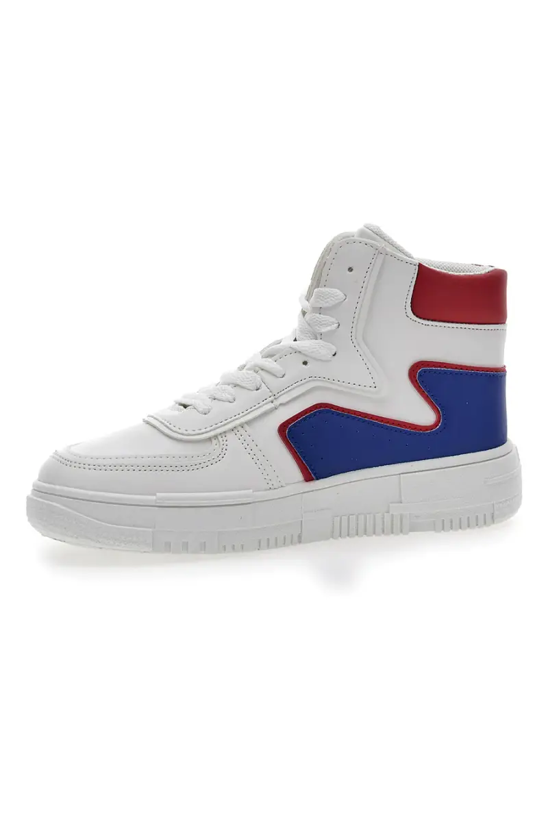 Sneakers Bianche Mid Cut Maira 3137 [BLUE miniatura 4