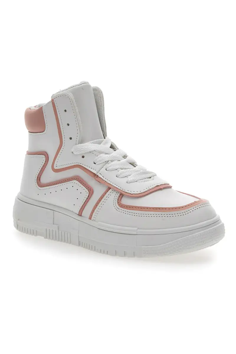 Sneakers Bianche Mid Cut Maira 3137 [WHITE miniatura 2
