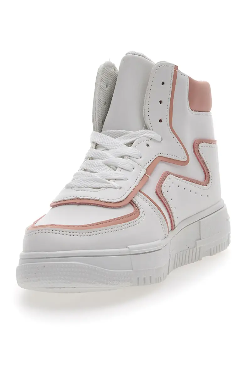 Sneakers Bianche Mid Cut Maira 3137 [WHITE miniatura 3