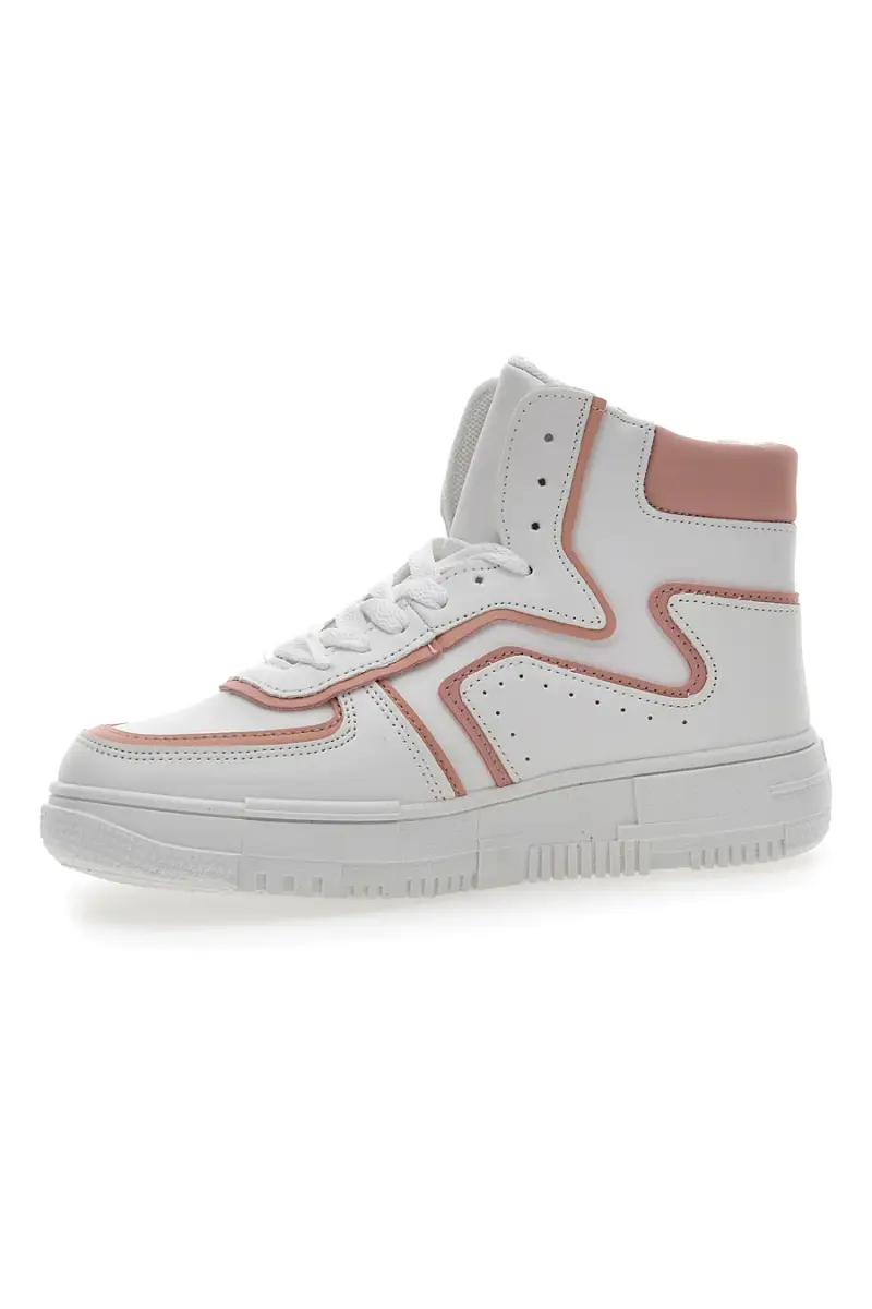 Sneakers Bianche Mid Cut Maira 3137 [WHITE miniatura 4