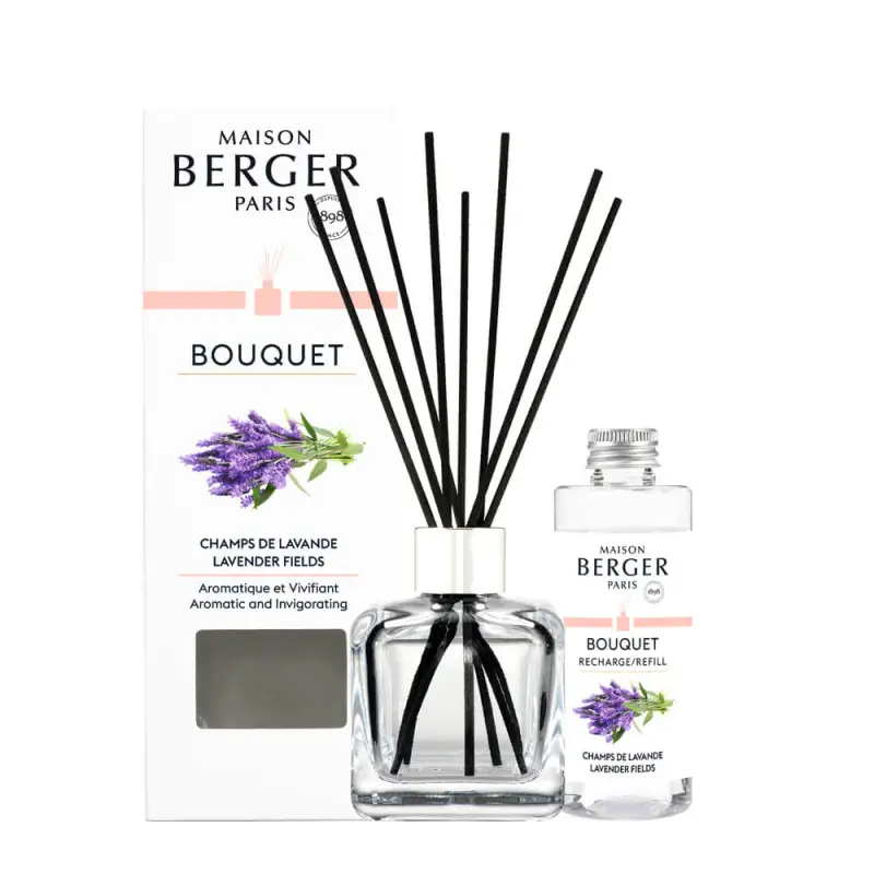 Bouquet Parfumé Bouquet Cube Champs de Lavande - Diffusori di profumo