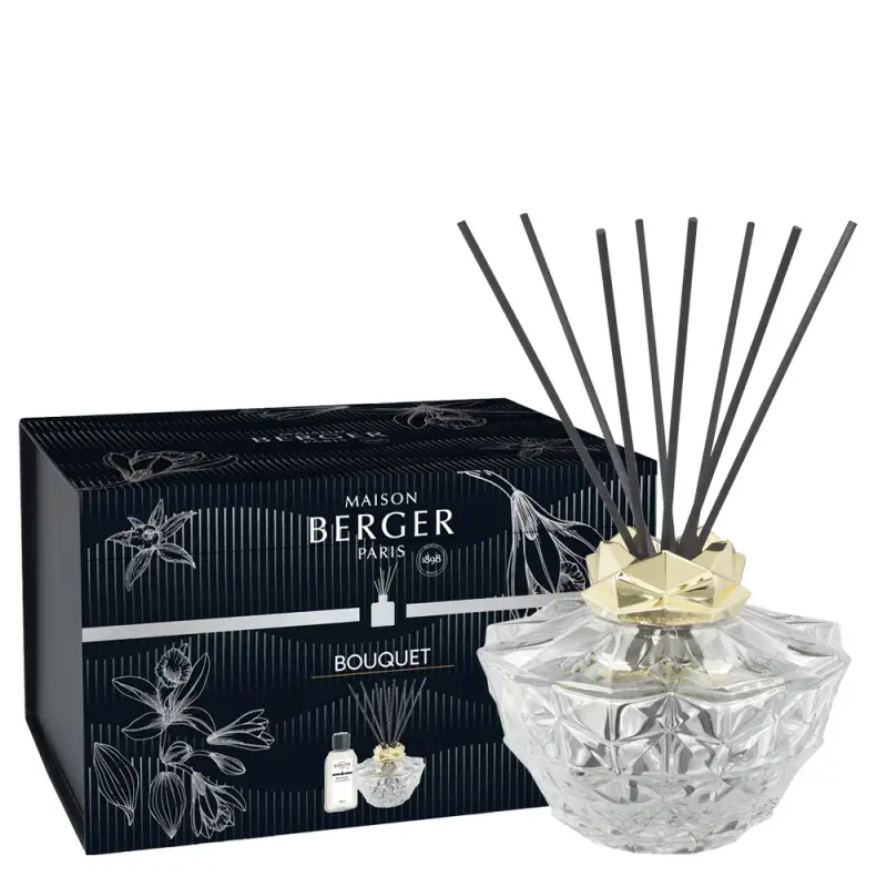 Bouquet Parfumé Cofanetto Bouquet KALI Trasparente - Splendeur Vanillée - Diffusori di profumo miniatura 3