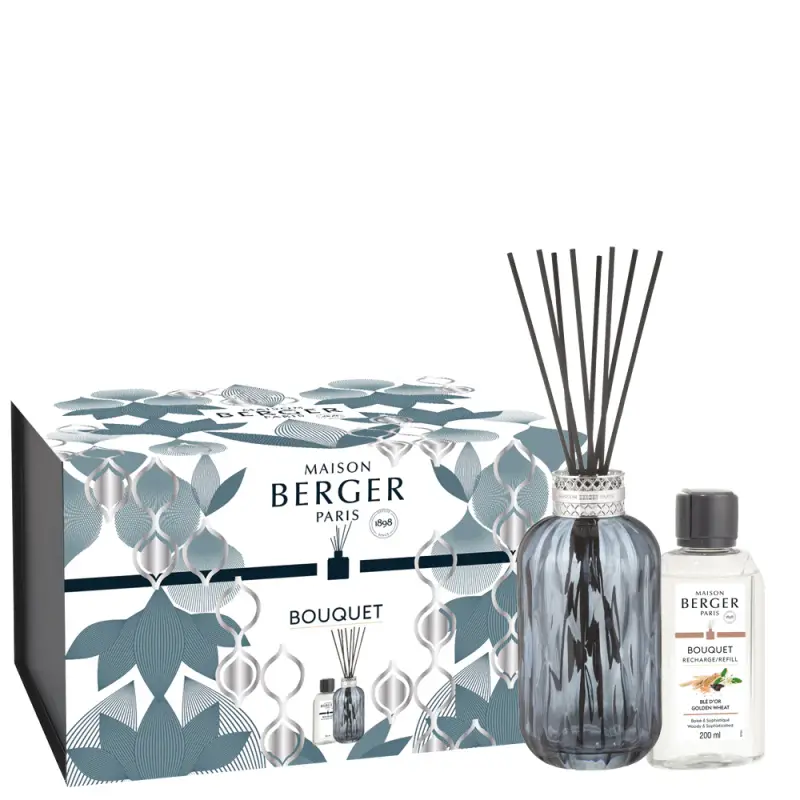 Bouquet Parfumé Coffret Quintessence Bleue - Blé D'Or - Diffusori di profumo