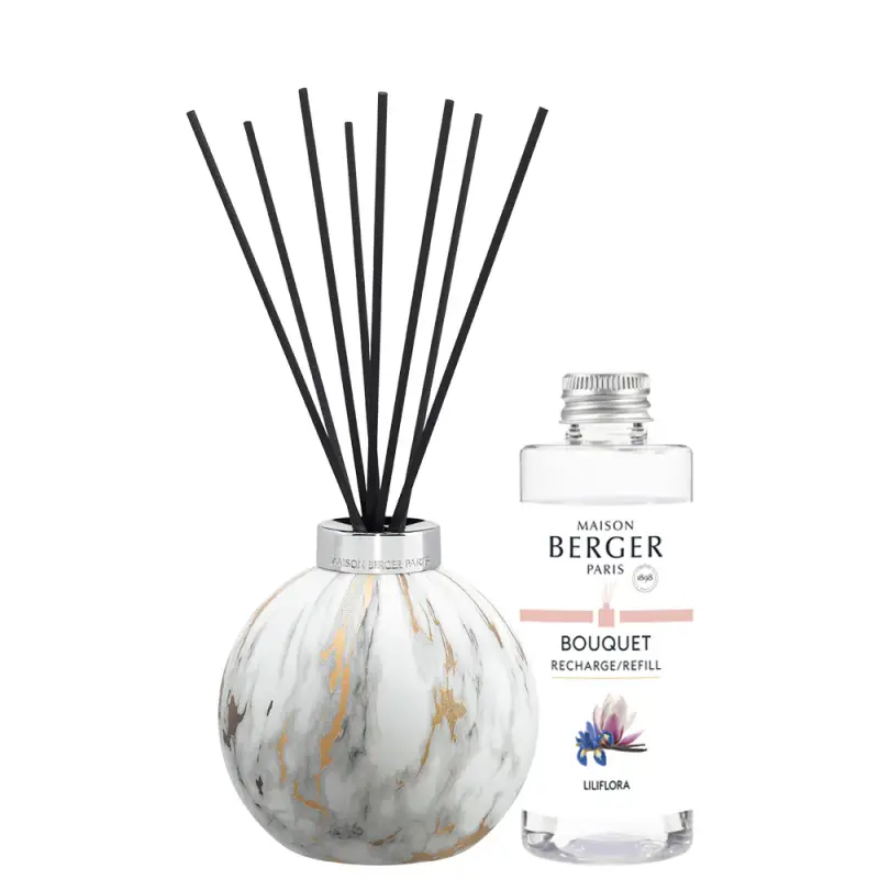 Bouquet Parfumé Marbrure Blanc - Diffusori di profumo