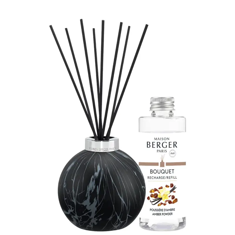 Bouquet Parfumé Marbrure Noir - Diffusori di profumo