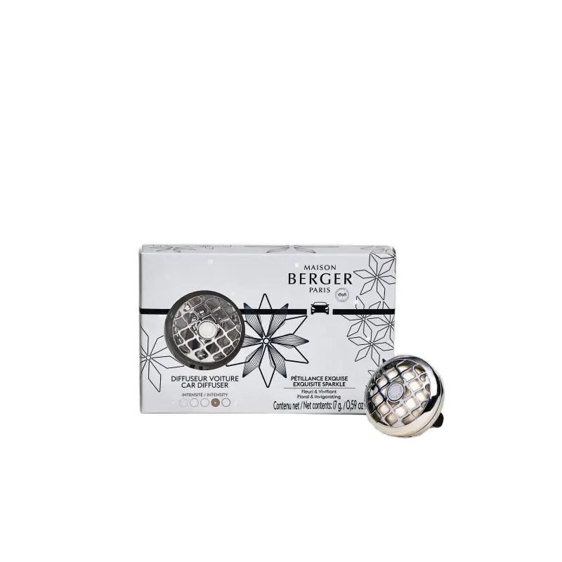 Diffuseur Voiture Diffusore per Auto ROSALIE + ricarica Pétillance Exquise - Profumo auto