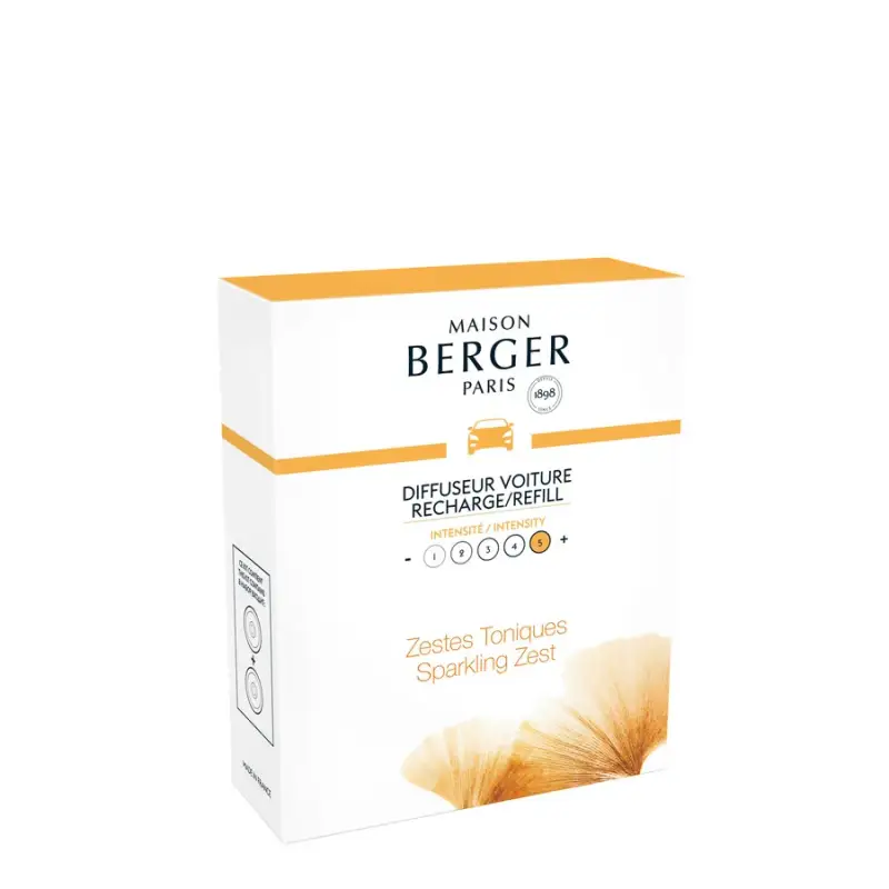 Diffuseur Voiture Recharge Aroma Energy Zestes Toniques - Profumo auto