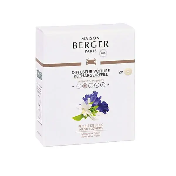 Diffuseur Voiture Recharge Fleurs de Musc - Profumo auto