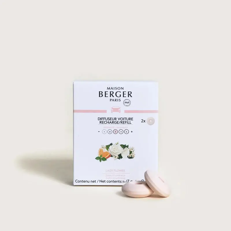 Diffuseur Voiture Ricariche per Diffusore Auto Lady Flower - Profumo auto miniatura 3