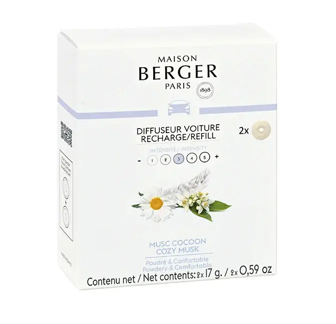 Ricarica diffusore auto Cozy Musk 2 pezzi