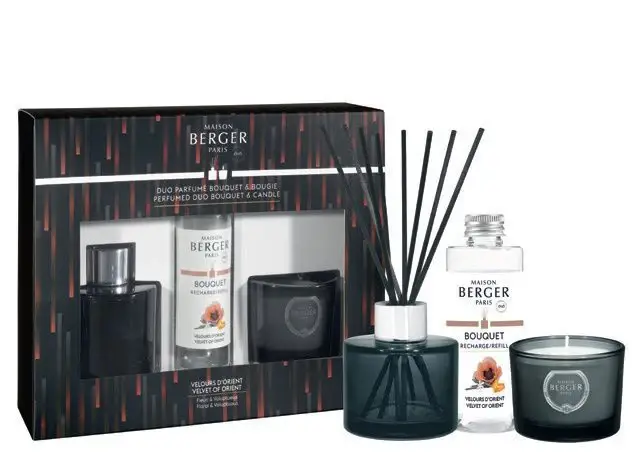 Set regalo diffusore di aromi Variation Black Velvet of Orient 90 ml + candela 80 g