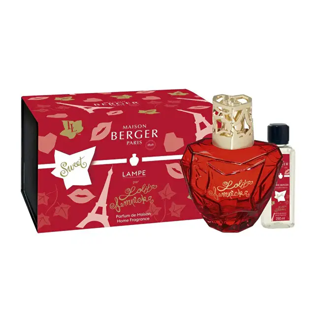 Set regalo lampada catalitica Lolita Lempicka rossa + ricarica Lolita Lempicka Sweet 250 ml