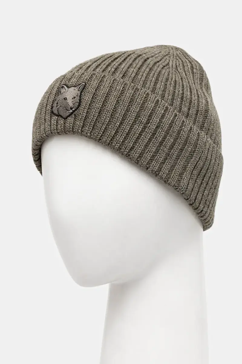berretto in lana Bold Fox Head colore verde MM06111KT1022 miniatura 2