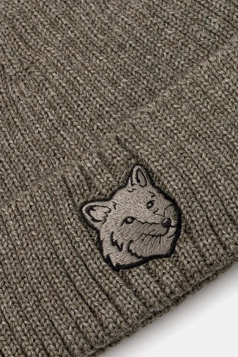 berretto in lana Bold Fox Head colore verde MM06111KT1022 miniatura 3