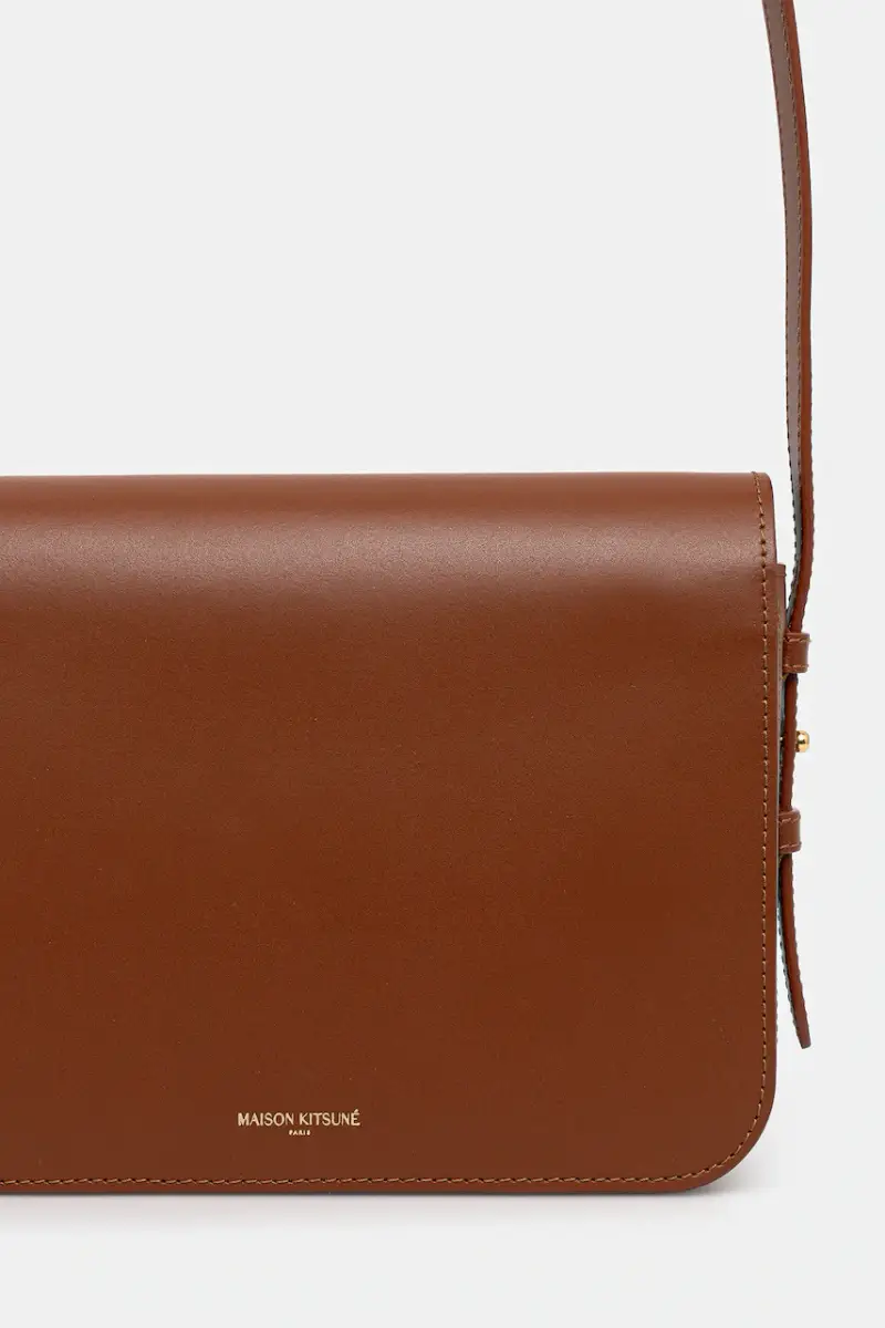 Maison Kitsune Borsa a mano Marrone 3423648 miniatura 3