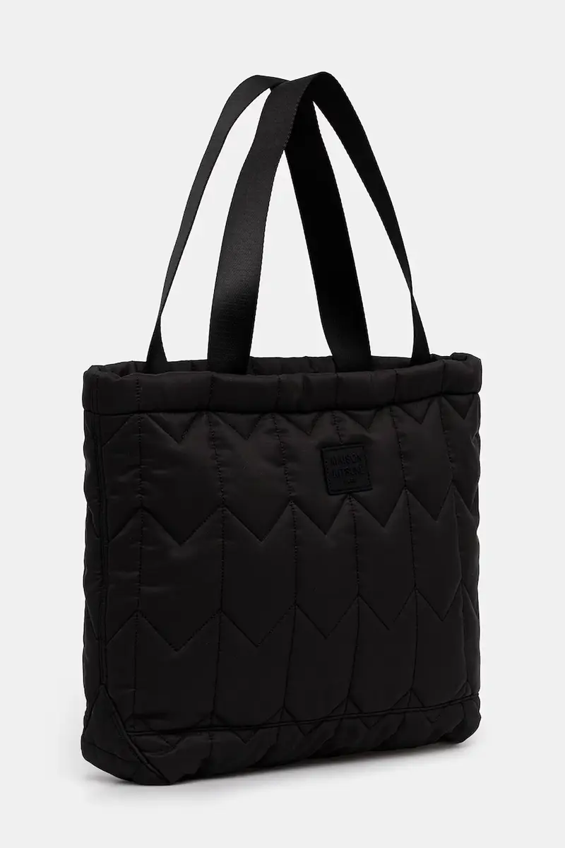 borsa Chevron Quilted Large Tote colore nero PM05104WB0043 miniatura 2