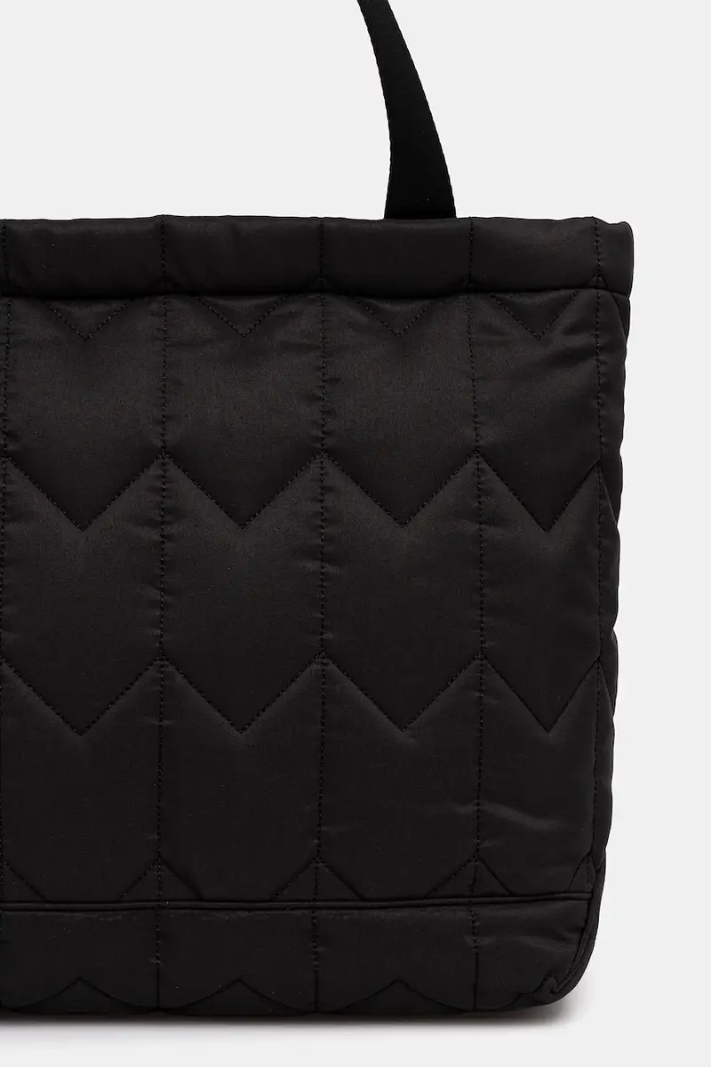 borsa Chevron Quilted Large Tote colore nero PM05104WB0043 miniatura 3