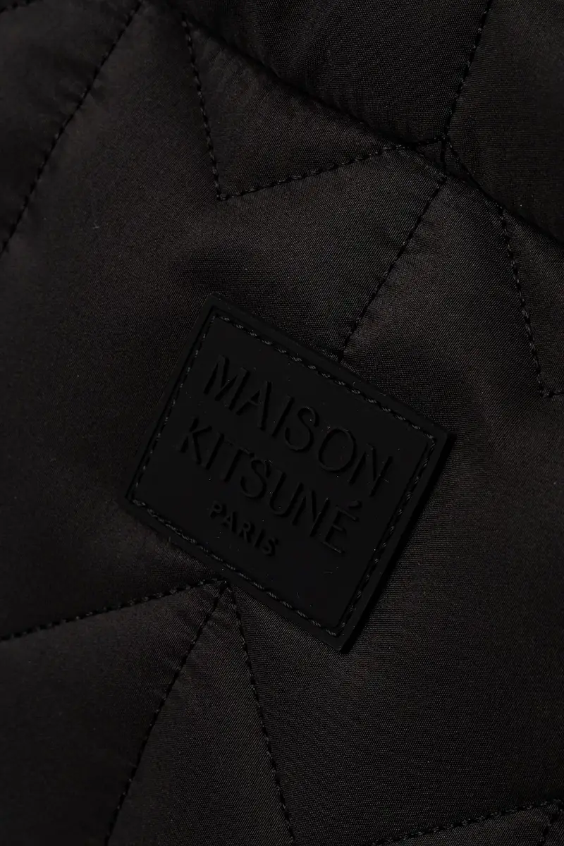 borsa Chevron Quilted Large Tote colore nero PM05104WB0043 miniatura 4