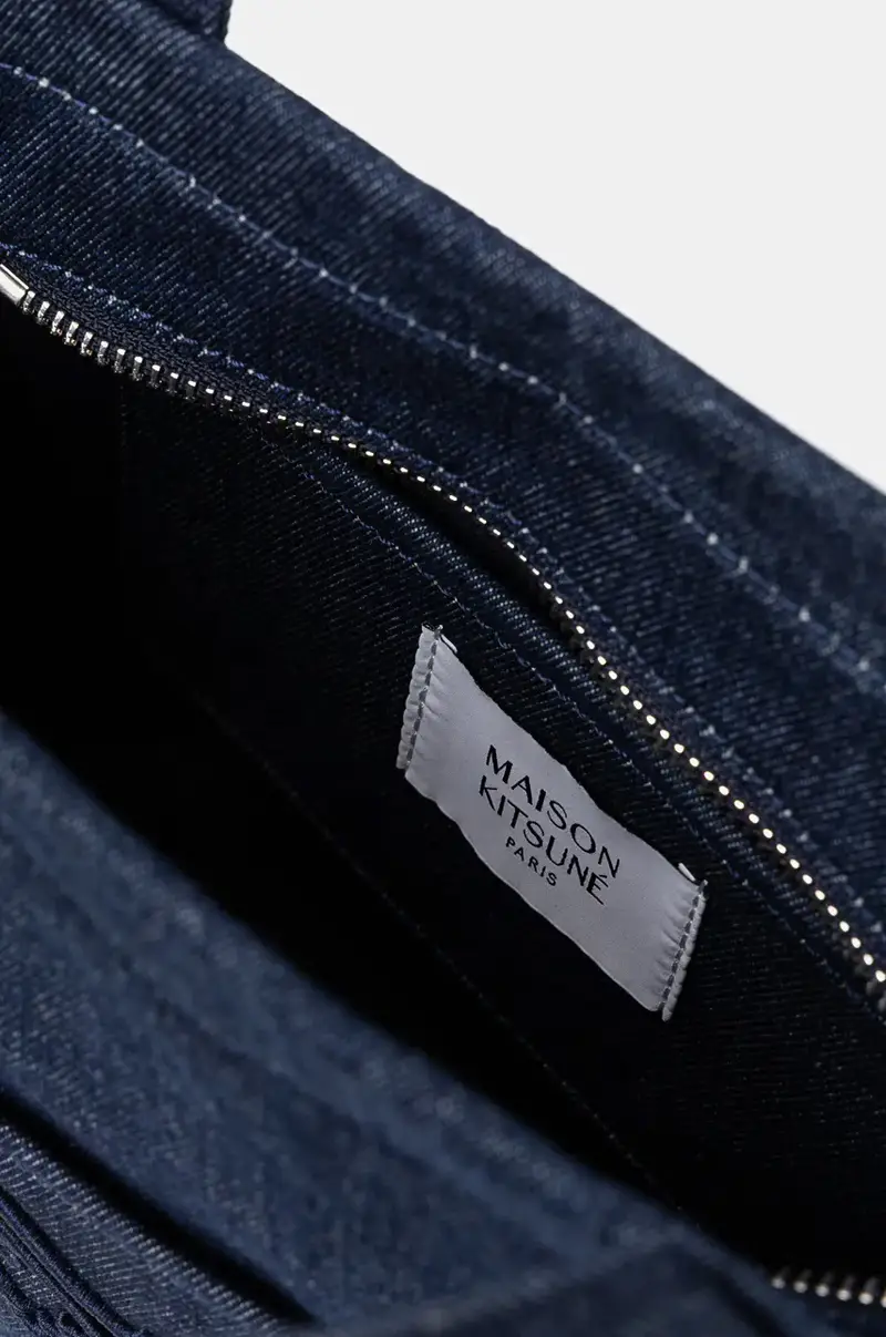 borsa Fox Head Small Tote colore blu navy LW05103WD4020 miniatura 5