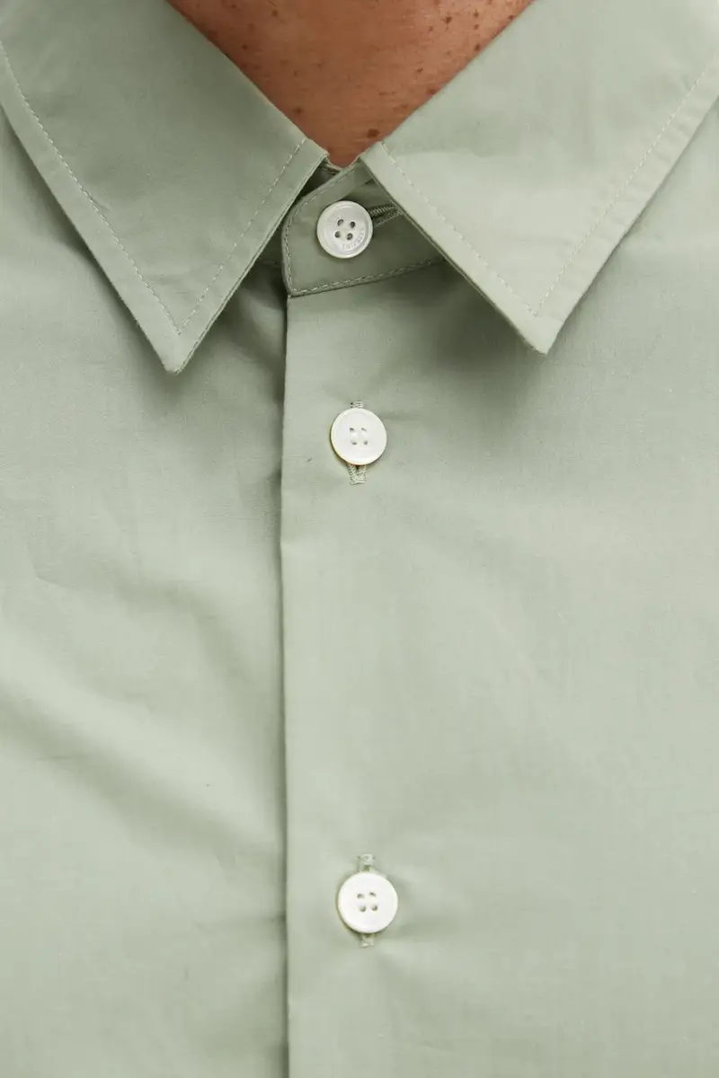 camicia in cotone Bold Fox Head Relaxed uomo colore verde MM00403WC5042 miniatura 4