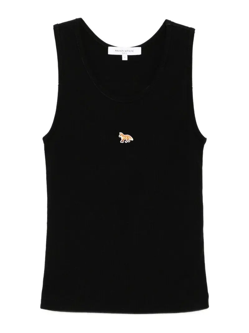 Canotta in cotone Baby Fox Nero