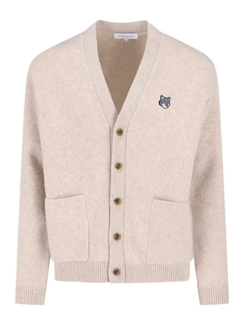 Maison Kitsune Cardigan Beige 3994615