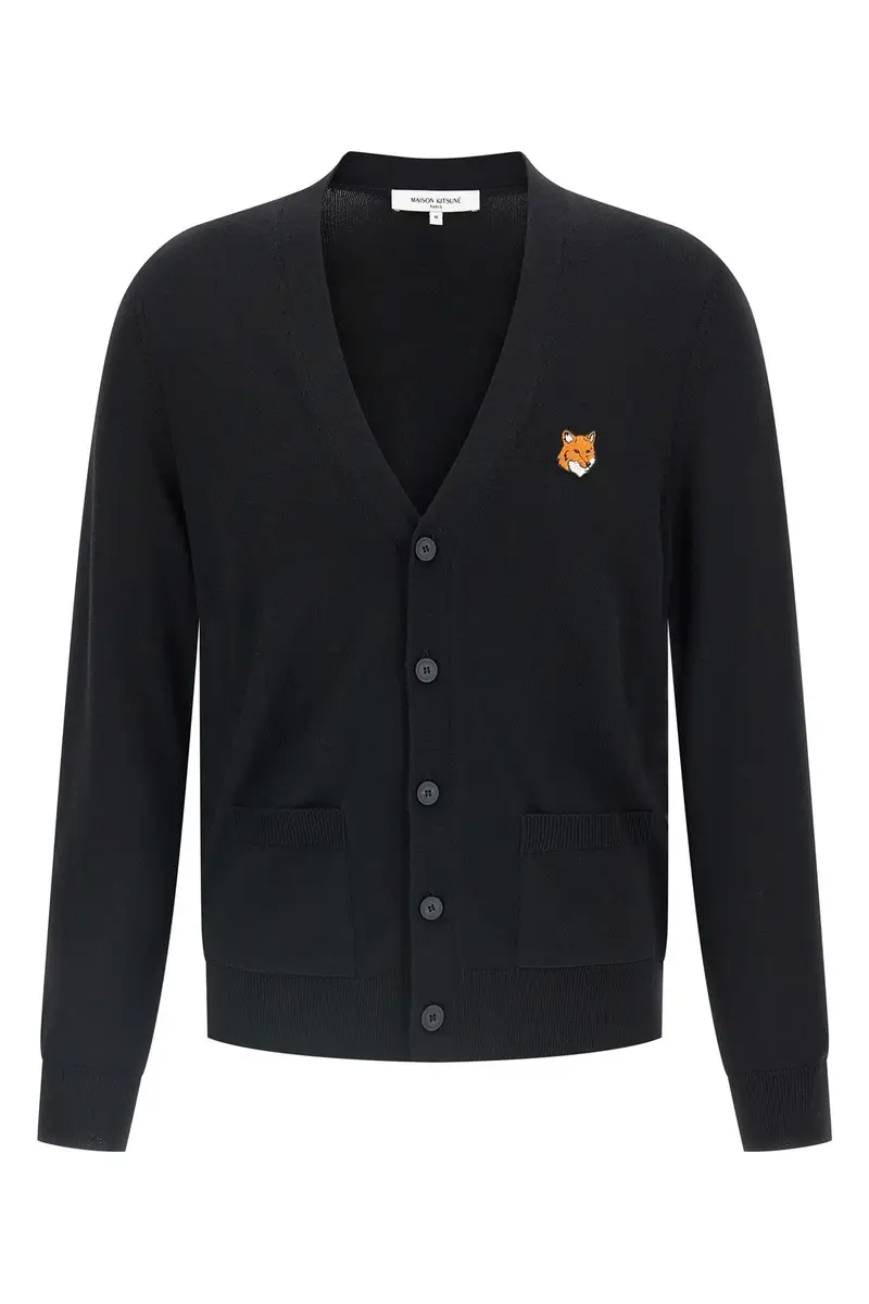 Maison Kitsune Cardigan Nero 3832030