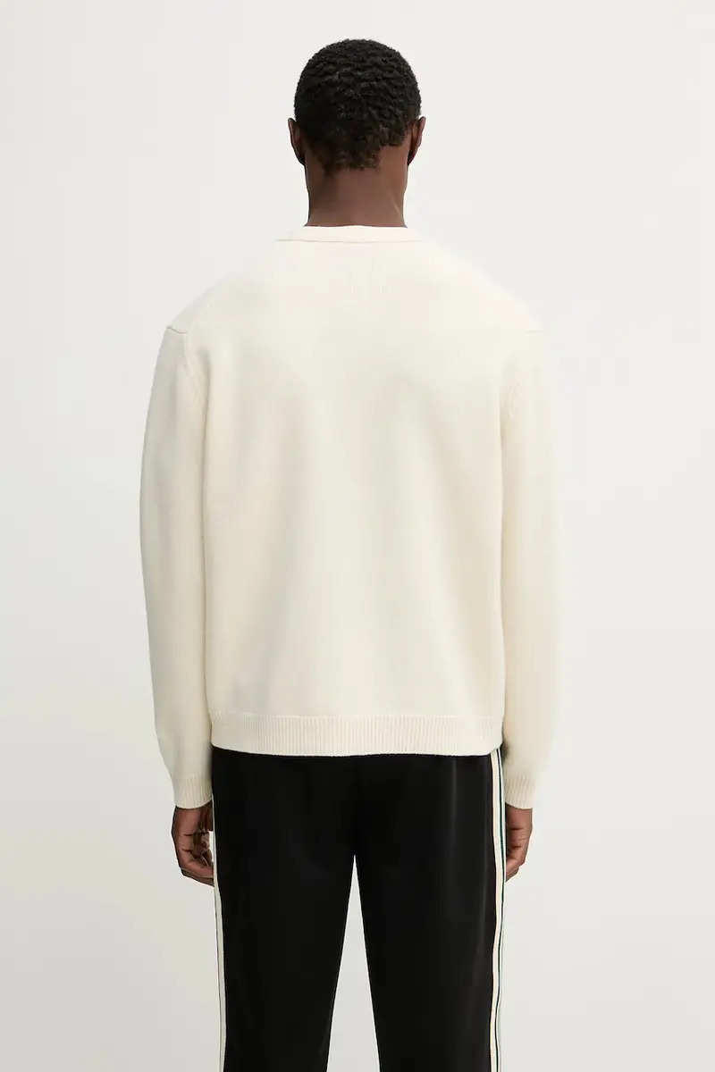 Maison Kitsune Cardigan Uomo Beige 3484357 miniatura 3