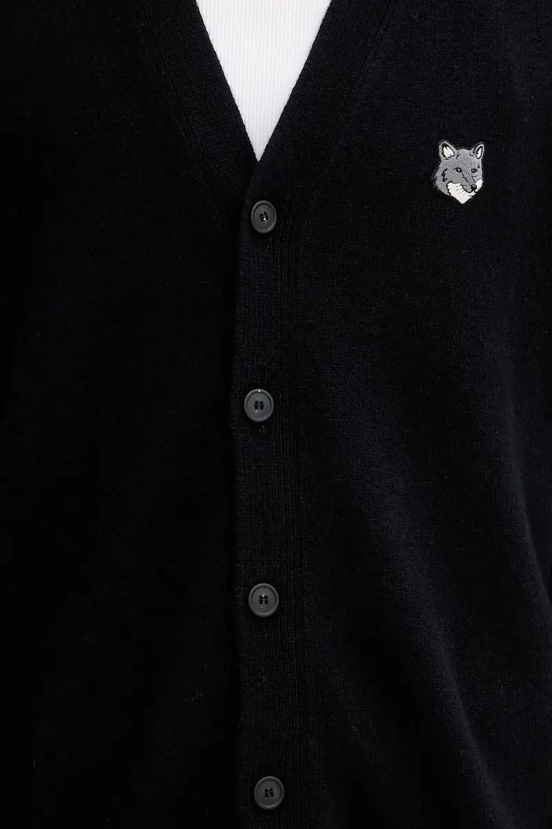 Maison Kitsune Cardigan Uomo Blu 3527893 miniatura 4