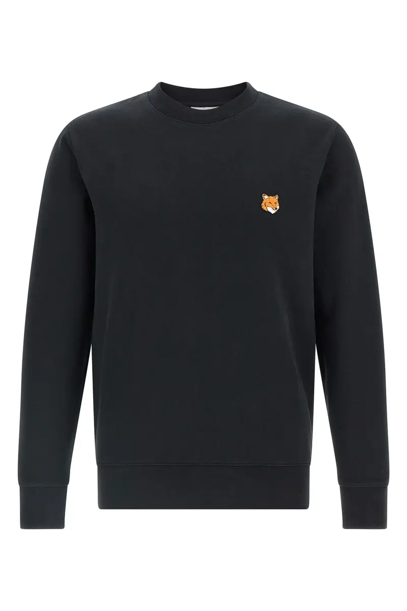 Felpa 'Fox Head' Nero